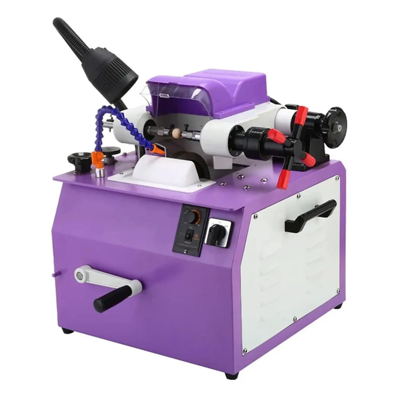 Pro Grade Stone Grinding And Polishing Machine For Jewelry Making Beads Crafting Universal Shaping Tool With Multiple Wheels Precision Water Grinder For Round Or Custom Stone Shapes Durable Lapidary Equipment For Home Workshop